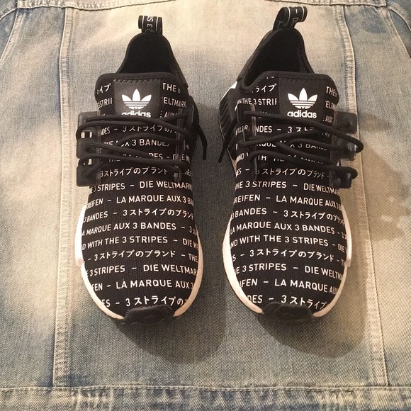 Adidas NMD R1 BLACKOUT: Size 10 - Picture 2 of 4